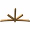 Ekena Millwork Alberta Rough Sawn Timber Gable Bracket, Western Red Cedar, 84"W x 49"H x 4"D x 4"F, 14/12 Pitch GBW084X49X0404ALB00RWR - alternate 5